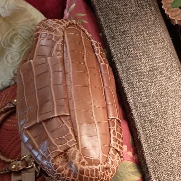 COACH Ashley Cognac Croc - Picture 6 of 9